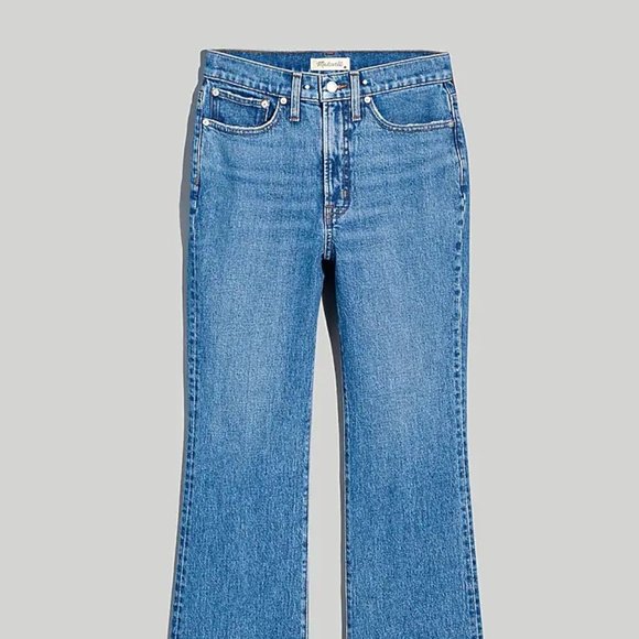 The Perfect Vintage Flare Crop Jean in Earlwood Wash 26 - Picture 7 of 7